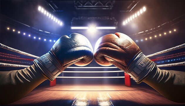 The ring pulsates with the rhythm of the fight.  