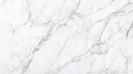 Fototapeta premium Elegant white marble texture with gray veining, perfect for backgrounds and designs.
