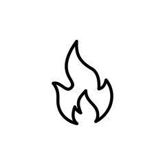 Fire icon logo design. fire sign and symbol