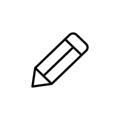 Pencil icon logo design. pen sign and symbol. edit icon vector