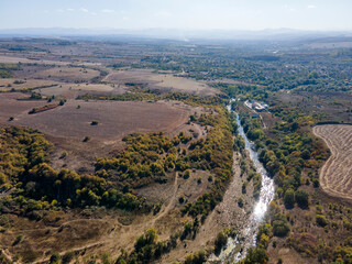 Vit river, passing near village of Aglen,  Bulgaria