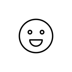 Smile icon logo design. smile emoticon icon. feedback sign and symbol