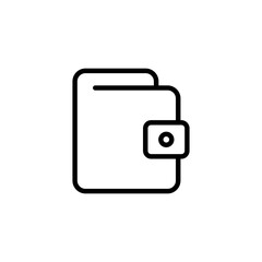 Wallet icon logo design. wallet sign and symbol