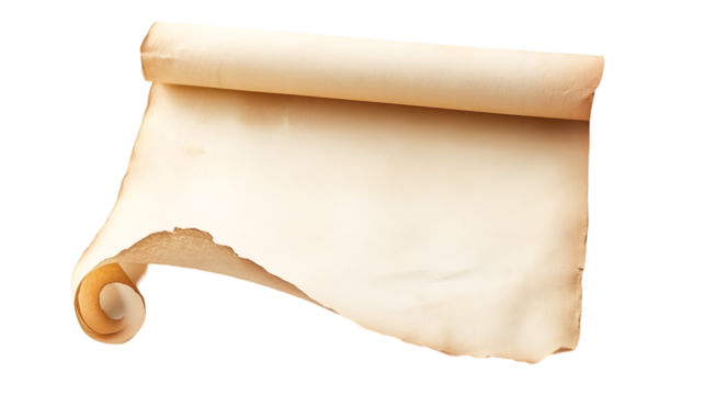 Ancient parchment scroll unfurling secrets untold mystery unveiled aged paper texture