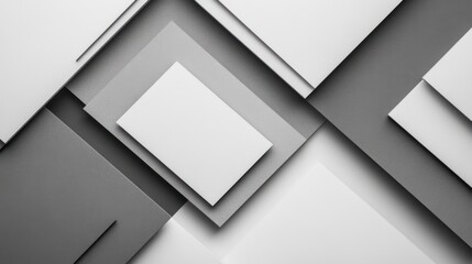 Abstract geometric shapes, overlapping planes, modern design