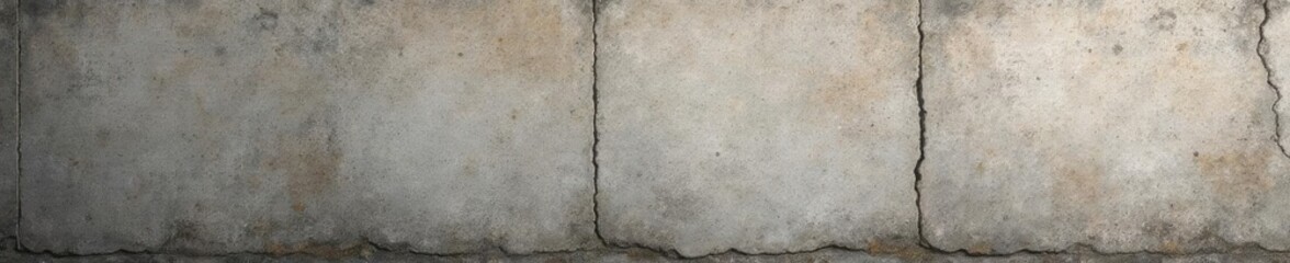 Obraz premium Grungy concrete stone wall with visible joints and rough surface, industrial, rugged