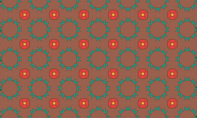 Seamless Abstract Geometric Pattern – Modern Decorative Textile Design