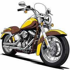 motorbike vector for graphic design