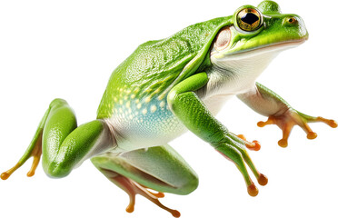Obraz premium rana, verde, anfíbio, animal, naturaleza, árbol, hyla, fauna, aislada, macro