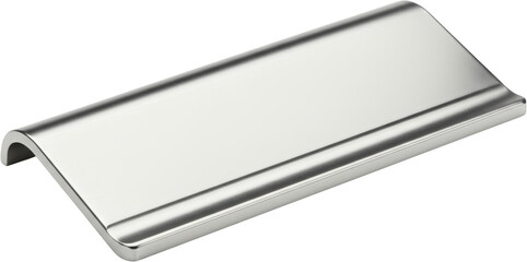 Modern Brushed Aluminum Cabinet Pull Handle Furniture Hardware Detail Shot