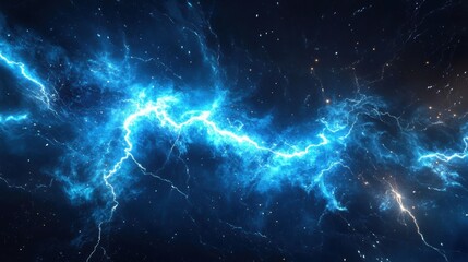 Thunder lightening abstract background.