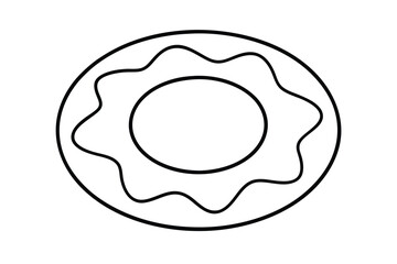 bread on white background
