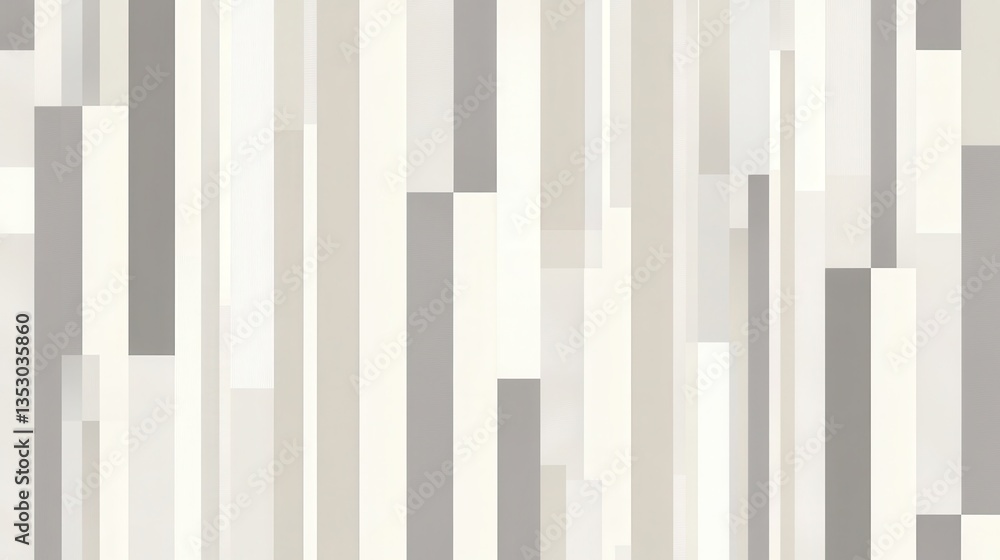 Poster abstract geometric pattern with stripes, lines. seamless vector background. white and grey ornament.