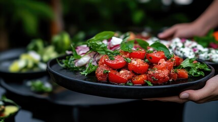Assorted Fresh Summer Salad Platter