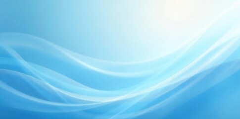 Soft light blue misty background with gentle swirls and curves , texture, design