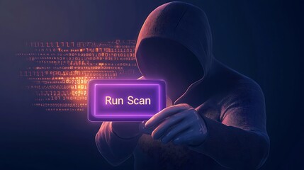 Hacker Runs System Scan for Dark Web.