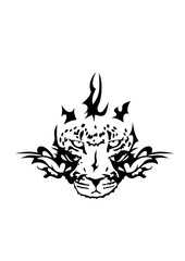 leopard tribal dessin
