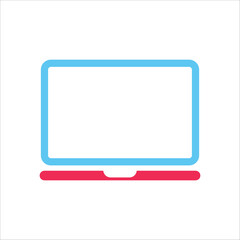 vector computer monitor