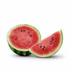 watermelon isolated on white
