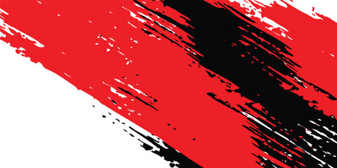 Grunge texture effect background. Distressed rough dark abstract textured. Black isolated on red. Graphic design element vintage style decoration concept vector eps10