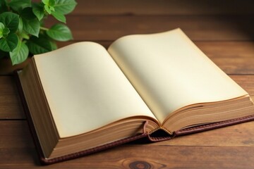 Book Mockup with Textured Hard Cover Beige Brown, book mockup beige brown, textured hardcover book