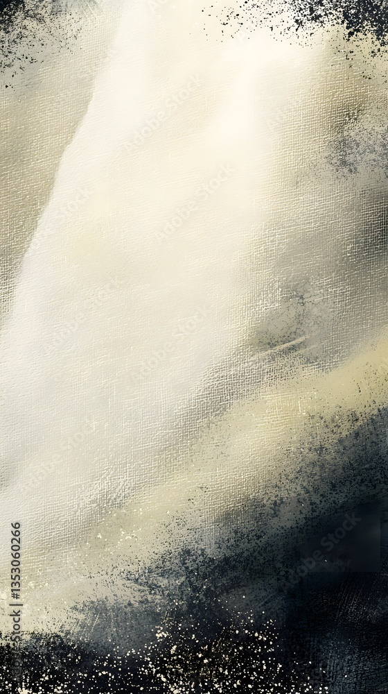 Poster sophisticated man in a tailored suit captured with a soft watercolor texture emphasizing elegant fab