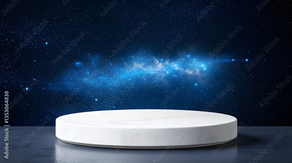 Poster white object gracefully positioned on a table enhancing the minimalist decor of the room with elegan