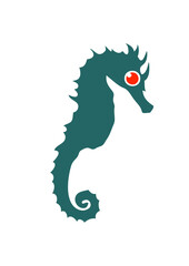 hippocampe animaux rigolo dessin