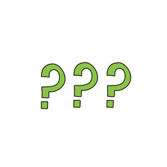 vector question mark icon