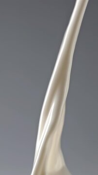 Vertical video of Splash of Pouring milk
