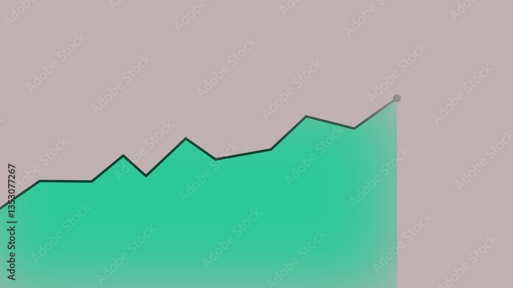 Poster business graph up arrow success direction. business and financial concept. bar graph business profit