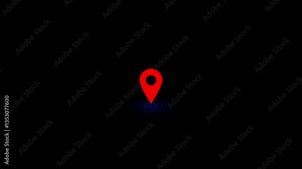 Poster location and map , location pin vector, gps, map position marker, flat design and outline elements. 