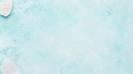 Obraz premium Delicate Light Blue Background with Stones