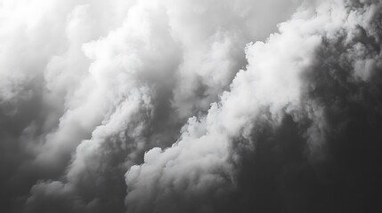 Obraz premium 부드러운 흰 연기가 퍼지는 장면, AI 생성