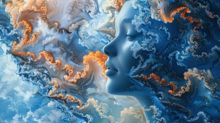 Fototapeta premium Mental Models: Internal mental frameworks that help interpret information and predict outcomes, shaping how we approach and solve various challenges. 
