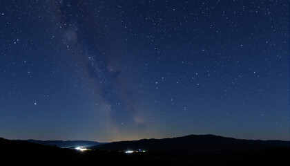 Fototapeta premium starry night sky with stars