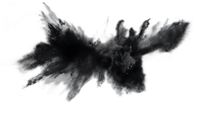 검은색과 회색의 추상적인 폭발 효과 AI 생성