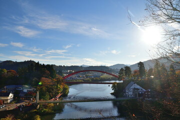 福満虚空蔵尊の紅葉（福島県）