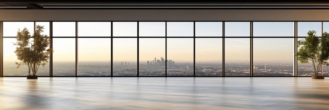 Modern City View Office Interior Design