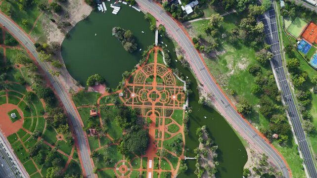 El Rosedal de Palermo, jard&iacute;n y paisajismo, Buenos Aires, flores y naturaleza, parque, turismo. Argentina.