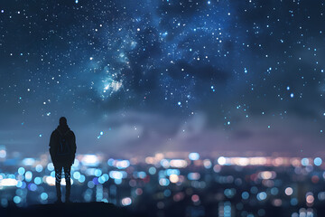 Contemplation Under the Cosmic Canopy: A Human Quest for Meaning in the Universe