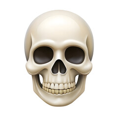Fototapeta premium Human Skull PNG – Transparent Cutout Isolated Bone Anatomy