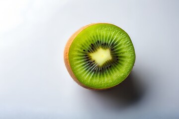 Hardy Kiwi on a White Background