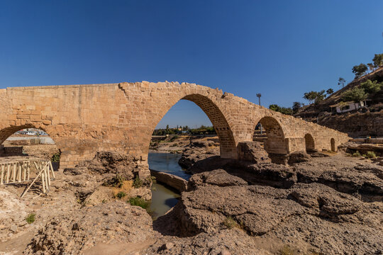Ancient Delal (Dalal) bridge in Zakho, Kurdistan Region of Iraq