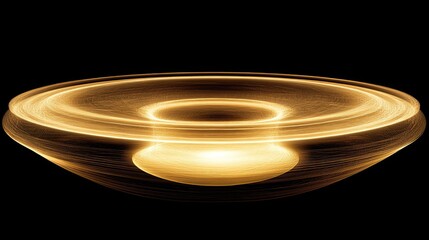 Obraz premium A glowing D render of an ultrasonic soundwave pattern in an abstract design.