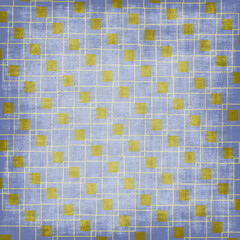 Floral geometric patterns, seamless paper and mosaic fabric