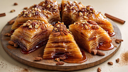 baked apple with chocolate