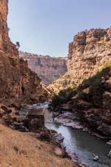 Deep Rawanduz (also Rawandiz) canyon in Kurdistan Region of Iraq