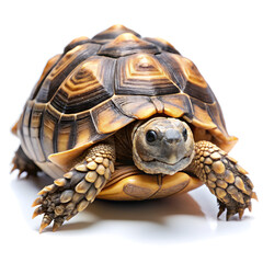 Turtle on a white background