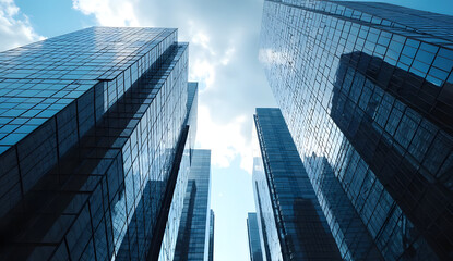 modern office building in the city